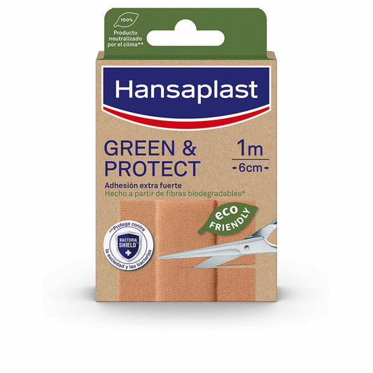Pleisters Hansaplast Green & Protect 10 x 6 cm 10 Stuks